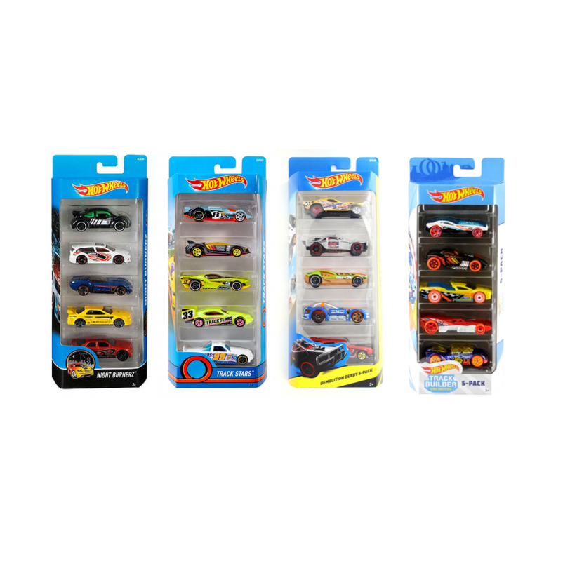 Hot Wheels 5 Car Pack Assortment (Random Pick)